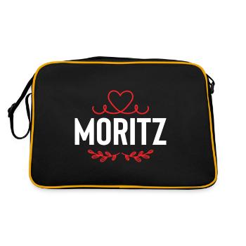 Moritz - Retro Bag - black/gold - Back