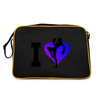Kickboxing Women Kickboxer Kickboxing - Retro Bag - black/gold - Back
