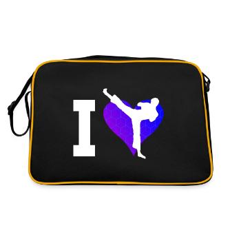 Boxing Kickboxer Kickboxing Women Boxing Kickboxing - Retro Bag - black/gold - Back
