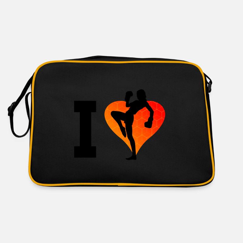 Kickboxing Kickboxer Kickboxing Boxing Retro Bag