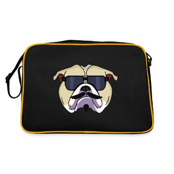 Colorbulls Conti Bulldoggen Continental Bulldogs - Sac Retro - noir/or - Dos