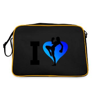 Boxe Hommes Boxe Femmes Kickboxing Kickboxing - Sac Retro - noir/or - Dos