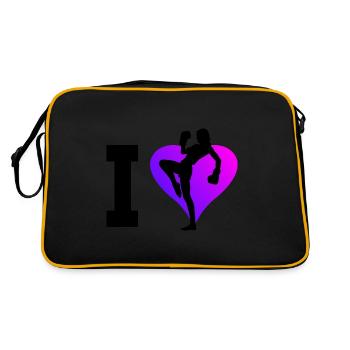 Boxe Kickboxing Kickboxing Hommes Kickboxing Kickboxing - Sac Retro - noir/or - Dos