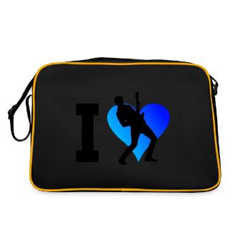 Guitare électronique pour femmes guitare électronique - Sac Retro - noir/or - Dos