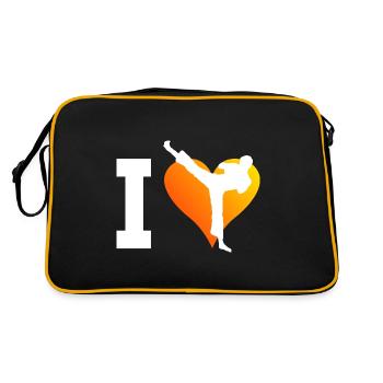 Kickboxer Women Boxing Kickboxing Kickboxing Kickboxing - Retro Bag - black/gold - Back