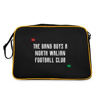 The Gang Buys A North Walian Football Club - Wales - Retro Bag - black/gold - Back