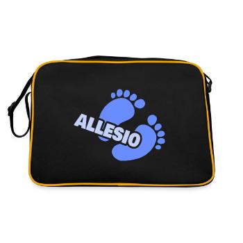 Bébé Allesio - Sac Retro - noir/or - Dos