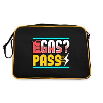 Electric Vehicle - Gas Pass - Retro Bag - black/gold - Back