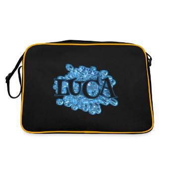 Drops of water for Luca Luca Name - Retro Bag - black/gold - Back