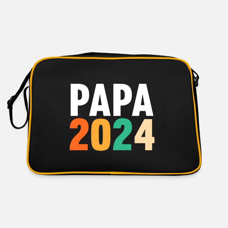 Werdender Papa 2037 Retro Tasche