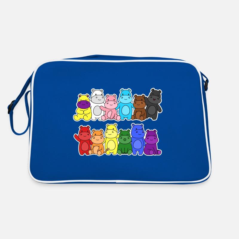 Fierté Progrès Flag Hippopotames Égalité Sac Retro