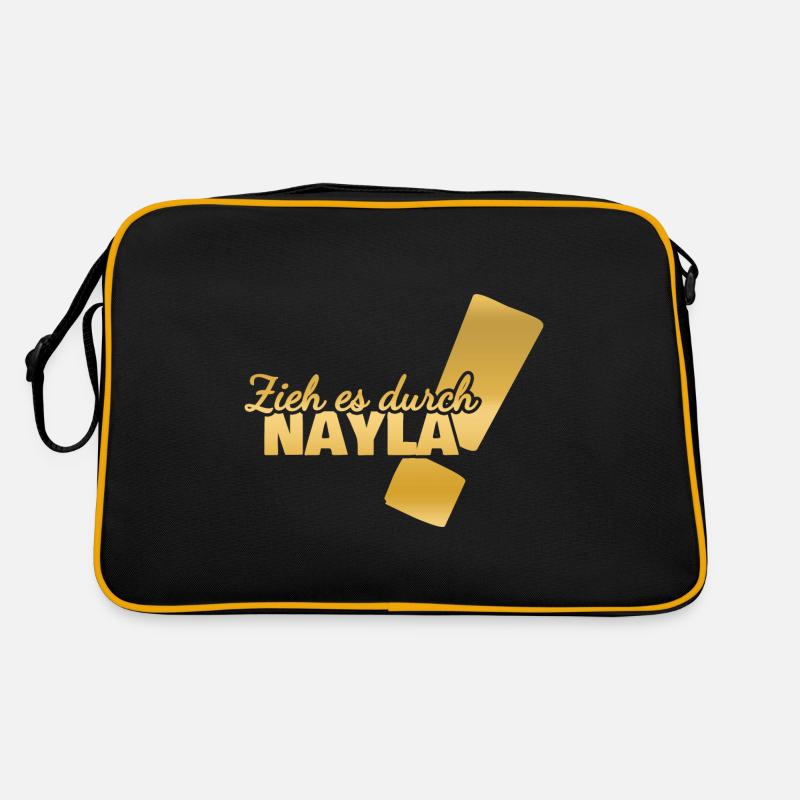 Vorname Nayla Retro Tasche