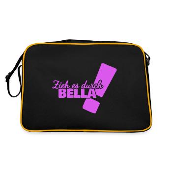 Cadeau pour Bella - Sac Retro - noir/or - Dos