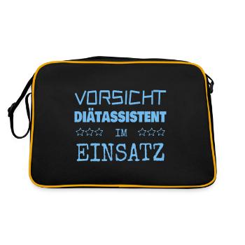 Diététicien comme vocation - Sac Retro - noir/or - Dos