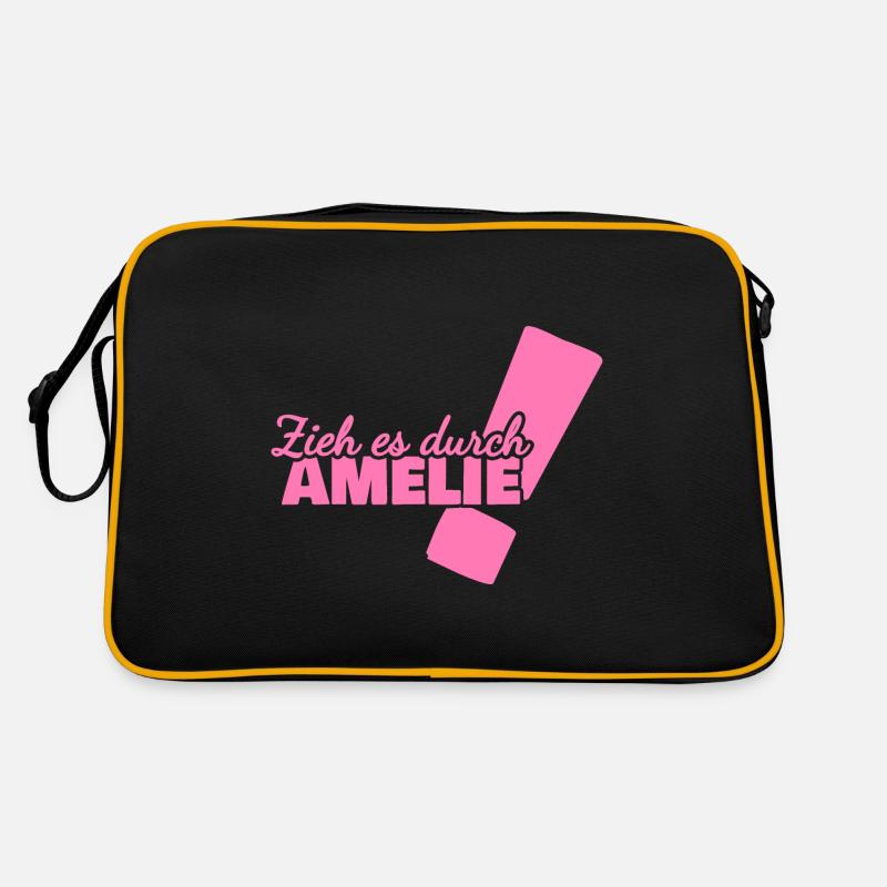 First name Amelie Retro Bag