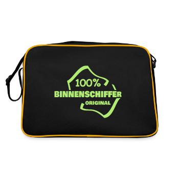 Inland waterway skippers - Retro Bag - black/gold - Back