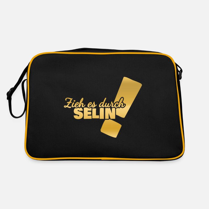 Vorname Selin Retro Tasche