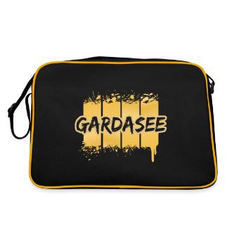 Lac de Garde comme Lac de Garde - Sac Retro - noir/or - Dos