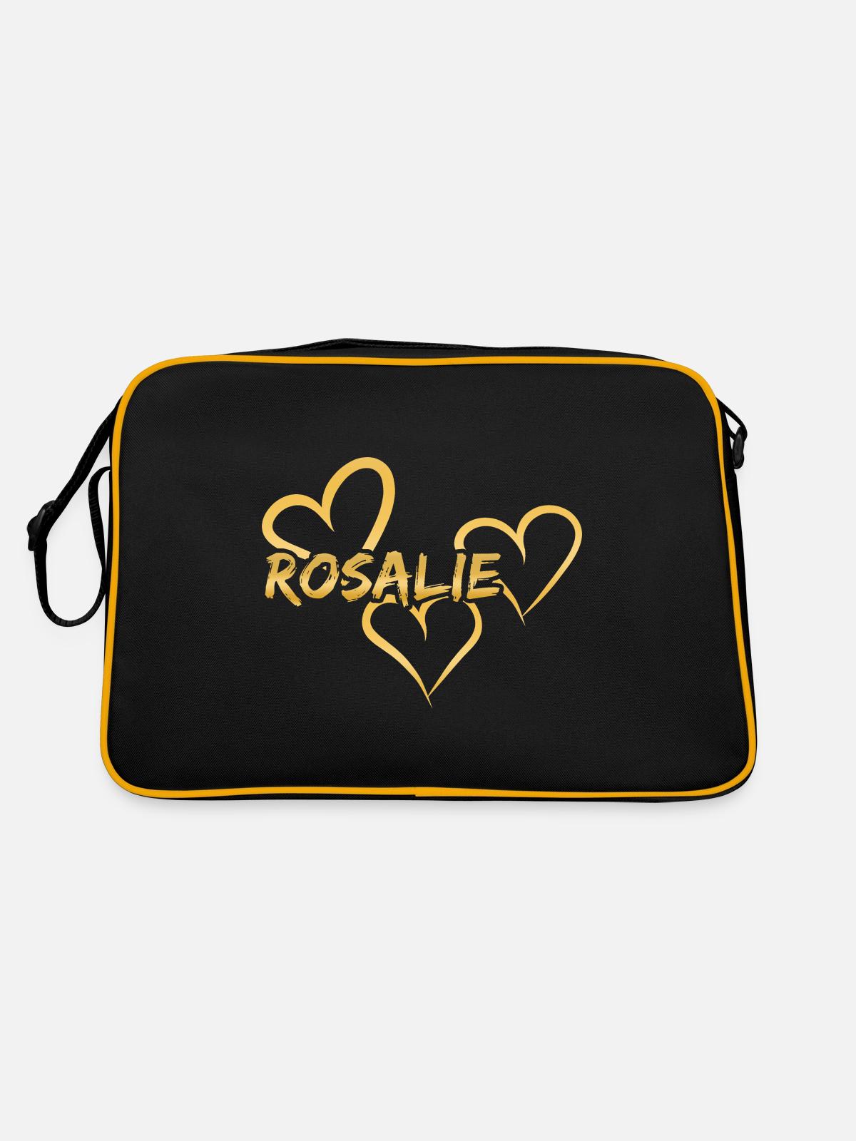 Rosalie - Retro Bag - black/gold - Back