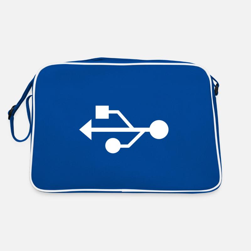 USB Anschluss Retro Tasche