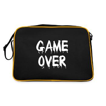 Game Over - Sac Retro - noir/or - Dos