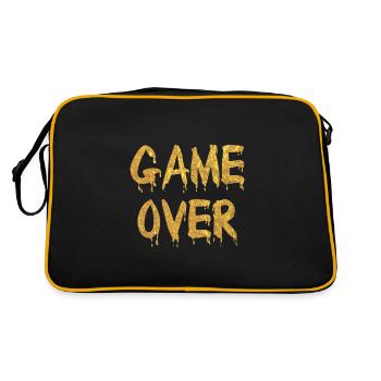 Game Over - Sac Retro - noir/or - Dos