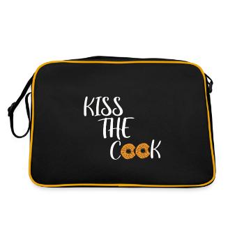 EMBRASSEZ LE CUISINIER - Sac Retro - noir/or - Dos