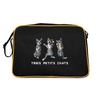 3 petits chats - Sac Retro - noir/or - Dos