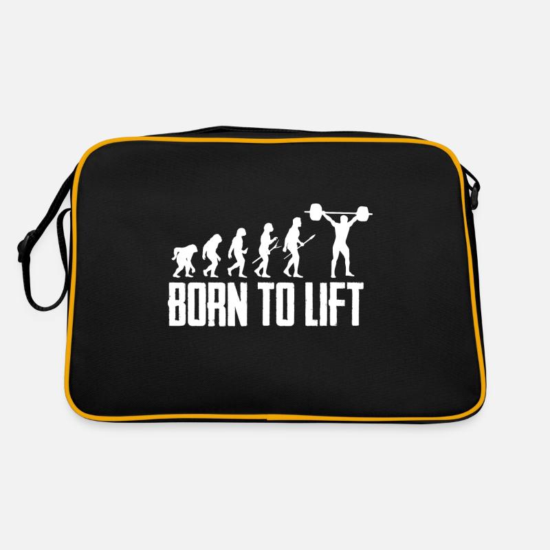 Fitness Lifting Evolution - Sac Retro - noir/or