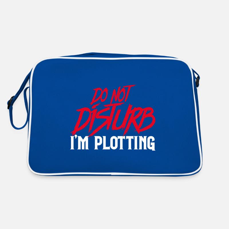Autor - Do Not Disturb, I'm Plotting Retro Tasche
