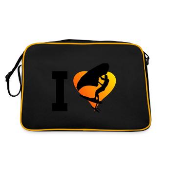wingsurf hommes wingsurf femmes hydroptère - Sac Retro - noir/or - Dos