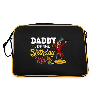 Circus Birthday Party Papa Theme Ringmaster - Retro Bag - black/gold - Back