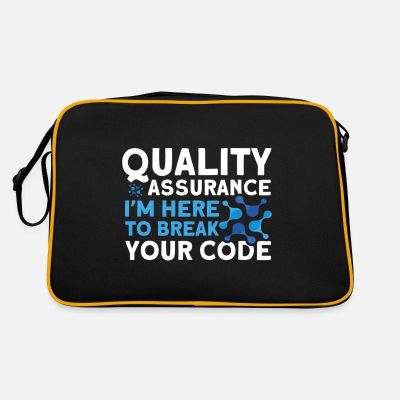 QA Ingenieur QA Tester Software Tester Retro Tasche