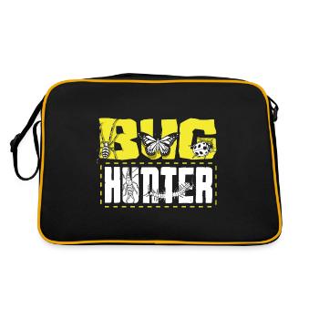 Entomology Entomologist Insects Bugs Bug Hunter - Retro Bag - black/gold - Back