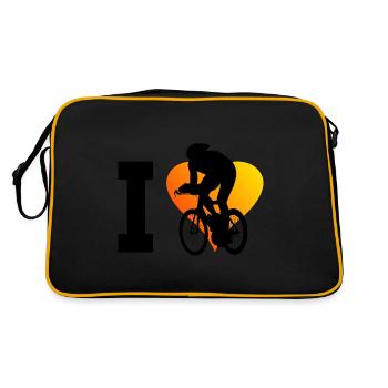 Men's racing cyclists, road bikes, women's racing bikes - Retro Bag - black/gold - Back