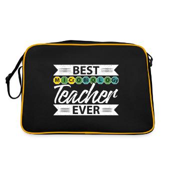 Meilleur professeur de sciences biologistes B - Sac Retro - noir/or - Dos