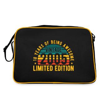 18 ans Millésime 2005 Edition Limitée 18. - Sac Retro - noir/or - Dos