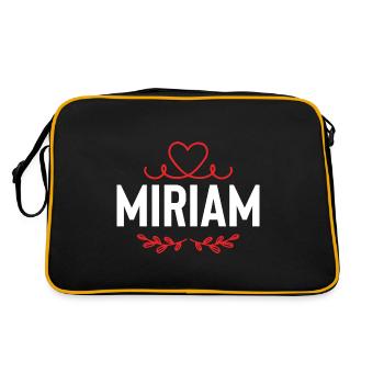 Miriam - Retro Bag - black/gold - Back