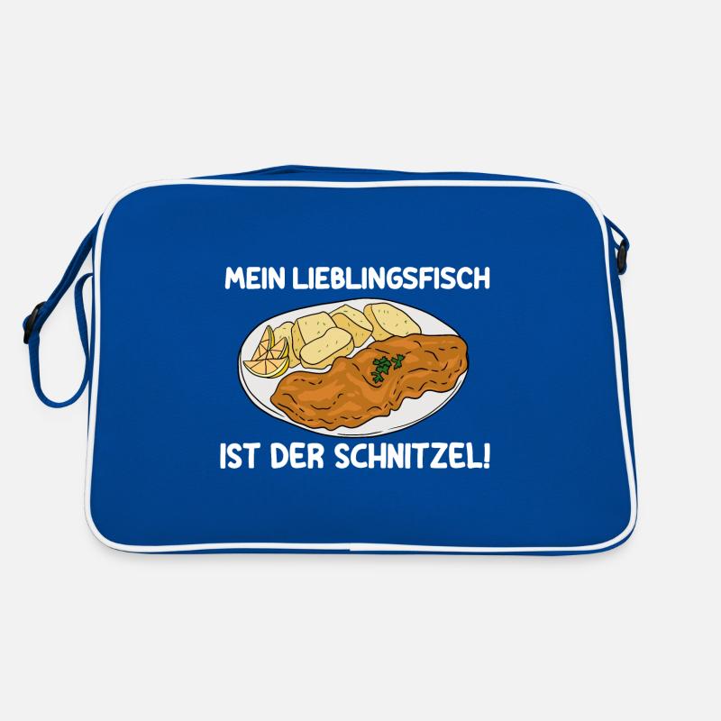 Mein Lieblingsfisch Ist der Schnitzel Retro Tasche