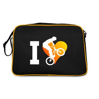 BMX Vélo BMX Jeunes Dames BMX Vélo BMX - Sac Retro - noir/or - Dos