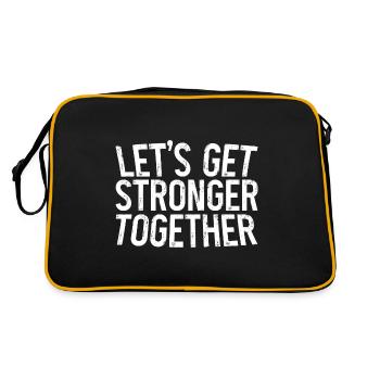 Soyons plus forts ensemble 3 - Sac Retro - noir/or - Dos