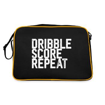Dribble Score Répétition 3 - Sac Retro - noir/or - Dos