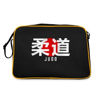 Judi kanji Logo d’art martial japonais dojo - Sac Retro - noir/or - Dos