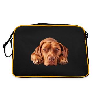 Vizsla - Retro Bag - black/gold - Back