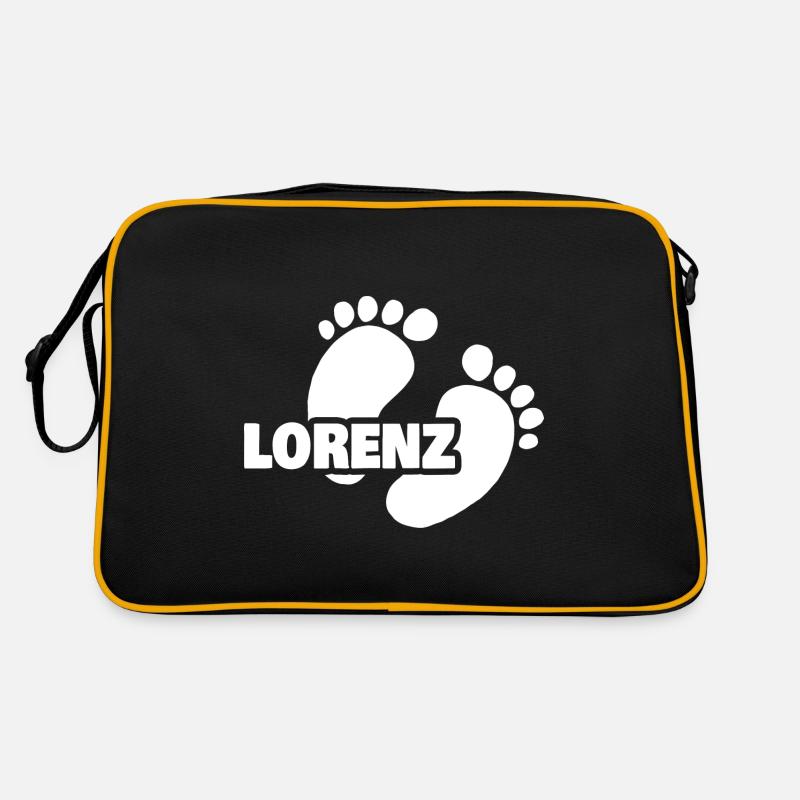 Geburt Lorenz Retro Tasche