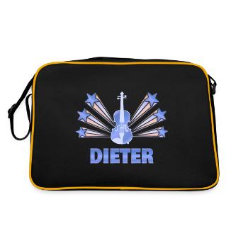 Instrument de musique Dieter - Sac Retro - noir/or - Dos