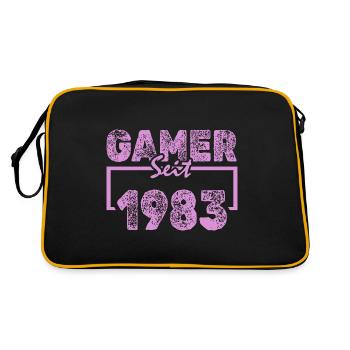 Playing 1983 - Retro Bag - black/gold - Back