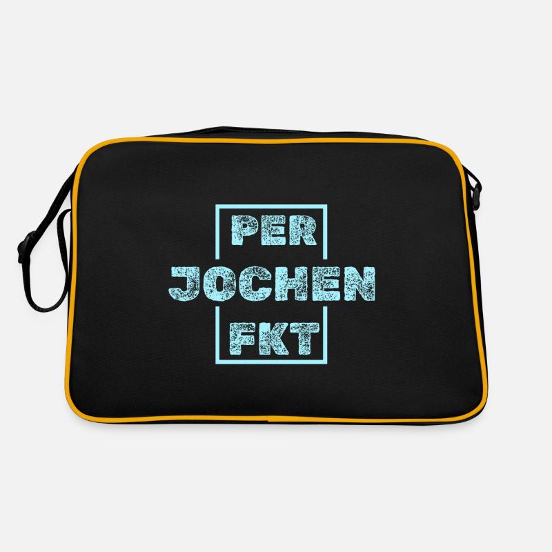 Jochen Jochen - Retro Tasche - Schwarz/Gold