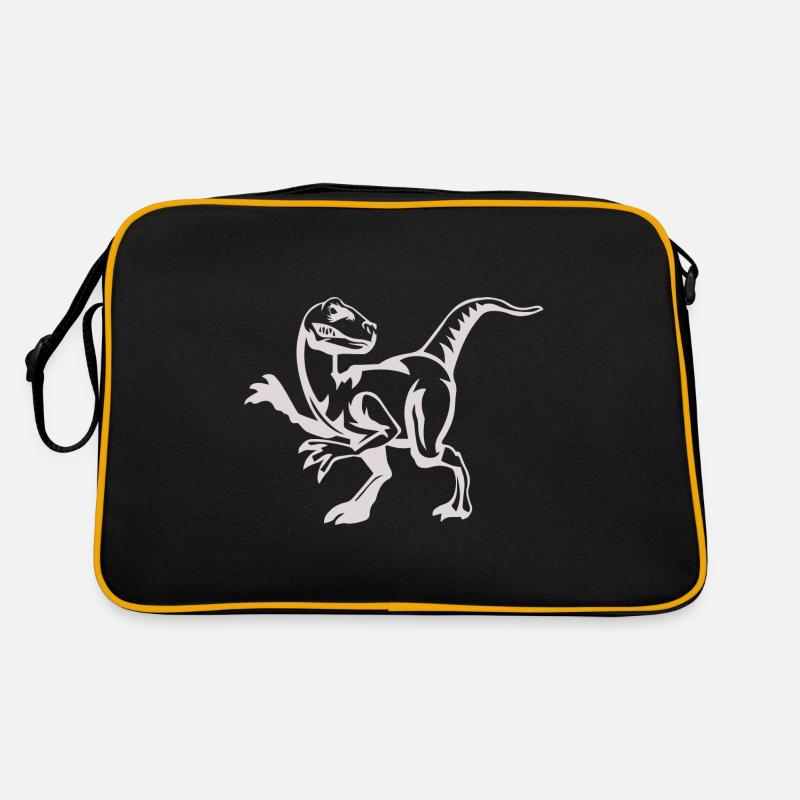 Cadeau de dinosaure Raptor Sac Retro