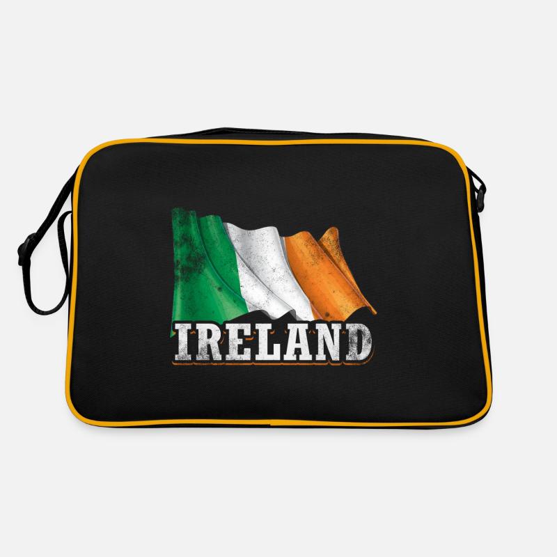Irland Flagge Retro Tasche
